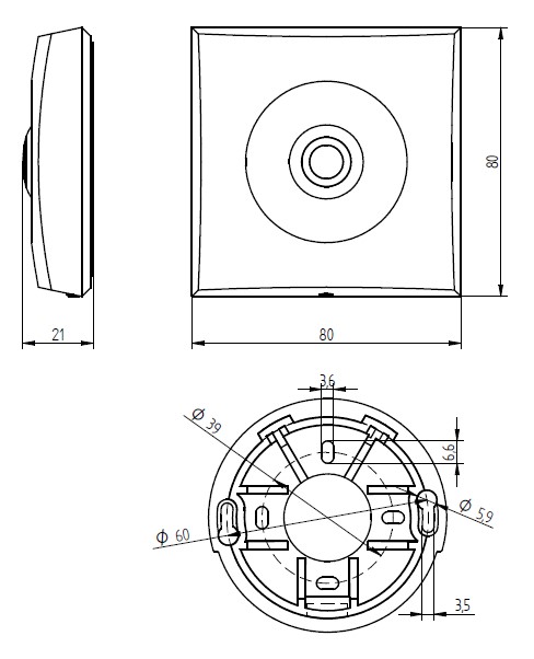 Storey plate