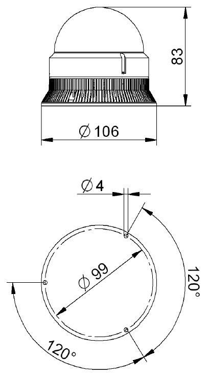 LED-multi-flashing light
