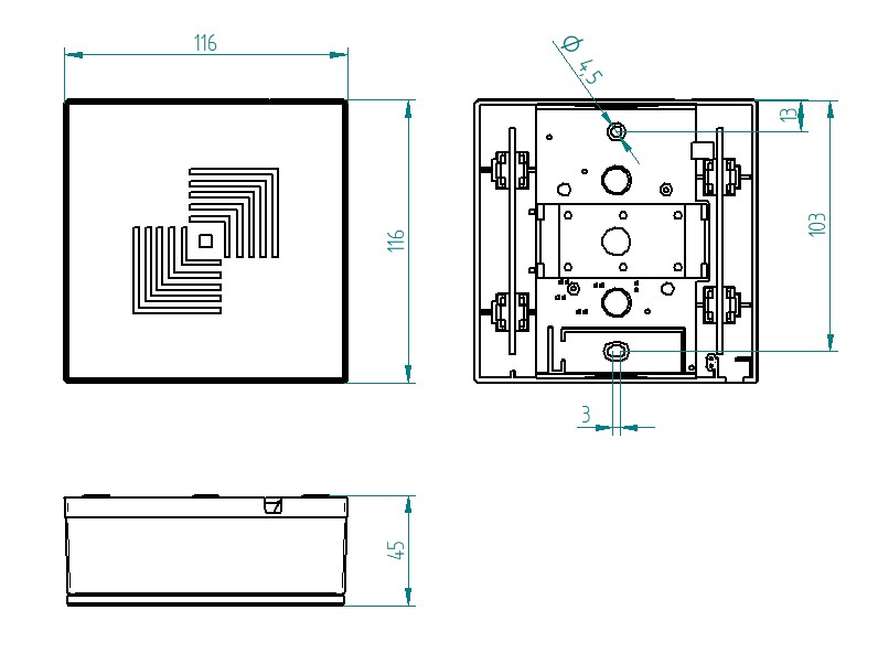 Elektromechanischer Zweiklang GONG 465A Bw Retro in Messingoptik GONG 465A Bw/me-r
