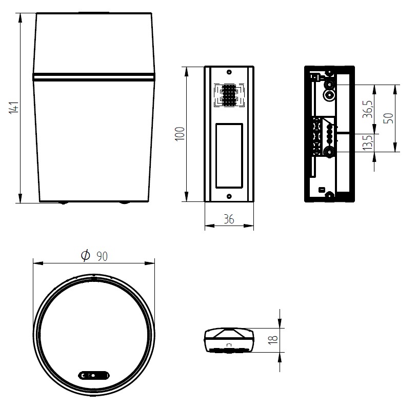 Wireless chime kit - micro SD-card
