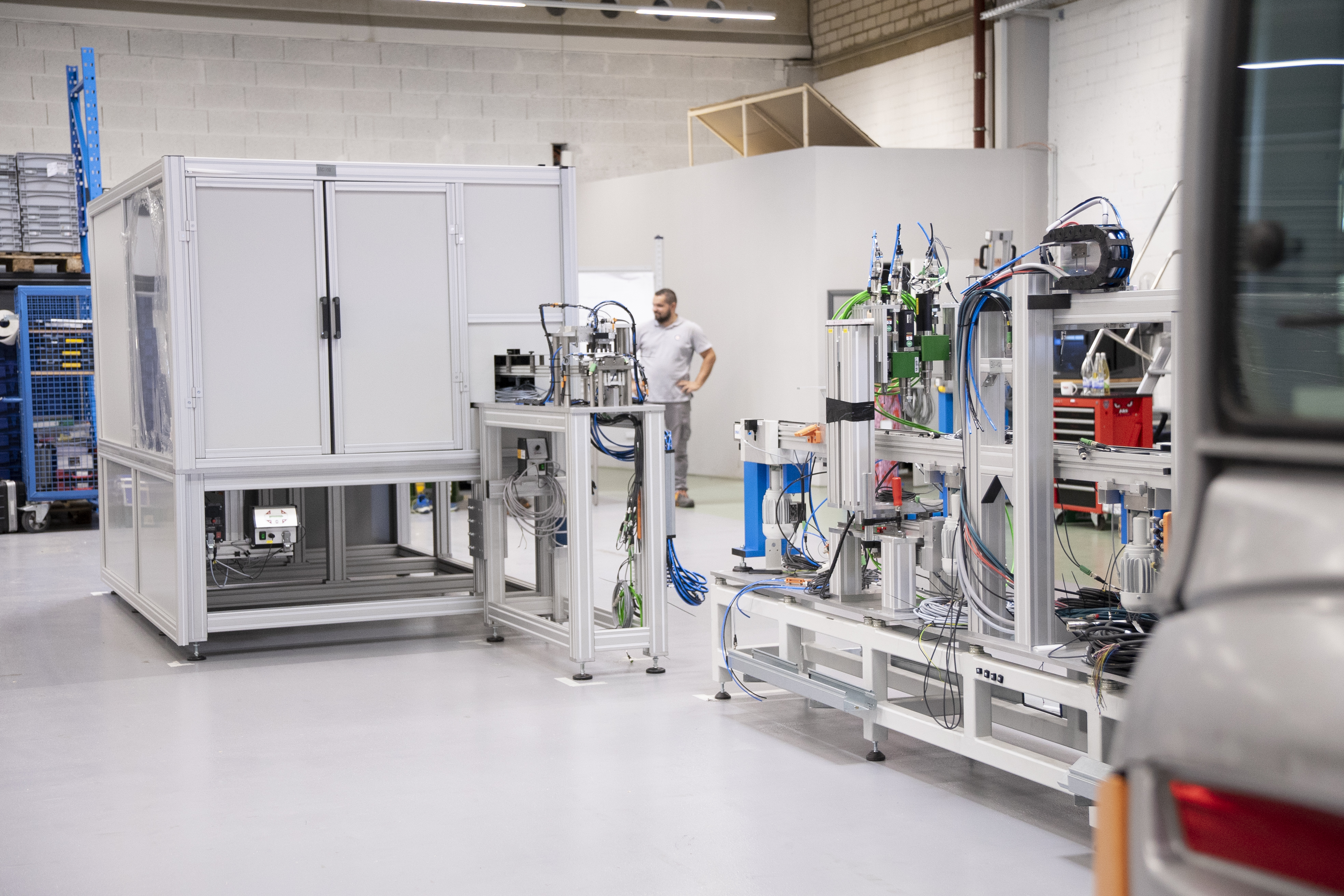 Neue Trafo-Maschine im Aufbau