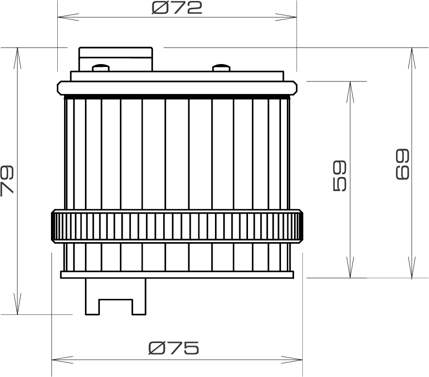 LED flashing light